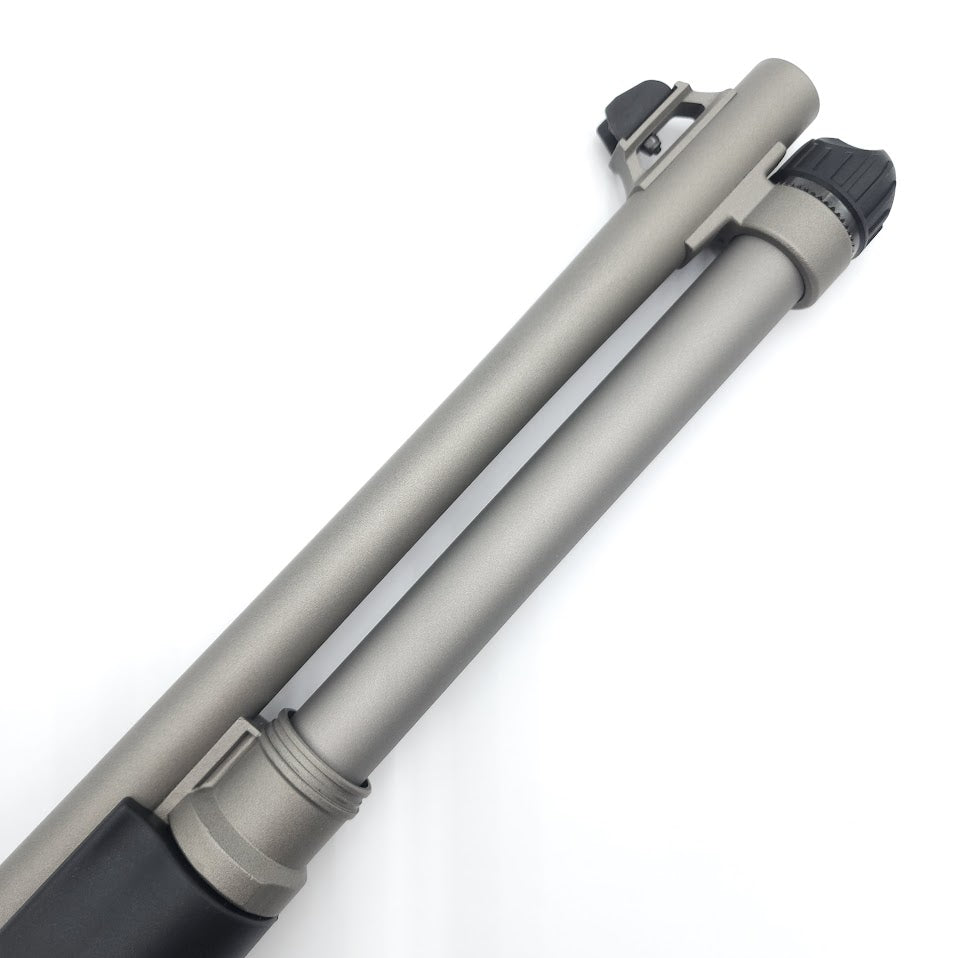 Benelli M4 H2O Titanium Full Extension Tube Installed on Shotgun