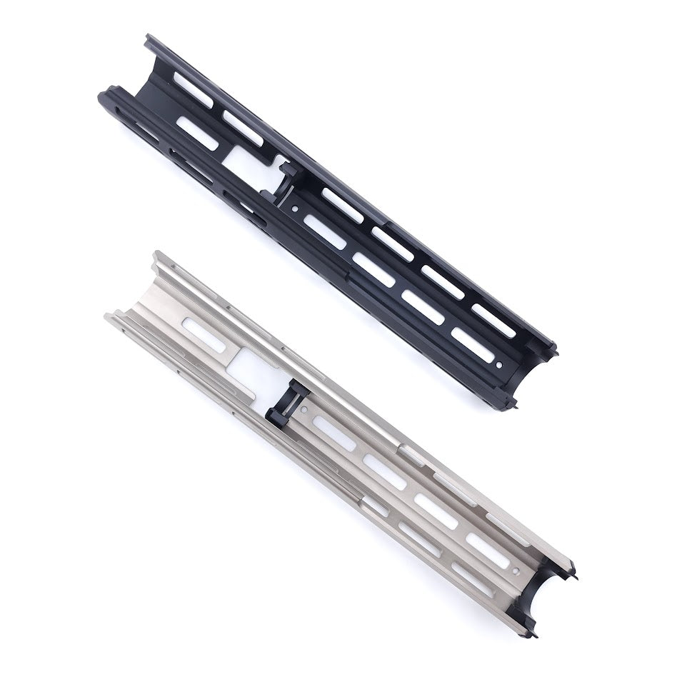 Benelli M4 Handguard NP3 and Black sid-by-side